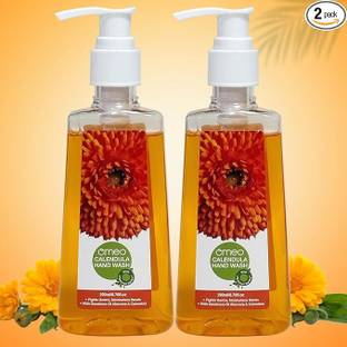 Omeo Calendula Handwash-200ML(Pack of 2)|Germ Protection,Moisturizing,Anti Bacterial Hand Wash Bottle + Dispenser