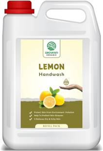 GROVANTI ORGANIC Lemon Handwash Liquid Soap ,5 Ltr Hand Wash Can