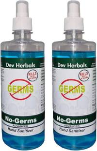 Dev Herbals Germ Protection Alcohol Based  Spray Sanitizer Spray Spray Bottle