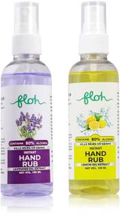 Floh Instant  Spray– Lavender & Lemon Fragrance –100ml Sanitizer Spray Spray Bottle