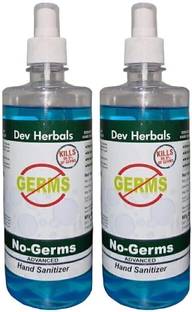 Dev Herbals  500ml 2 pack Hand Sanitizer Spray Bottle
