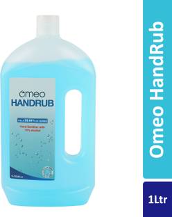 Omeo Hand Rub Sanitizer 1 LTR Hand Rub Can