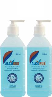 alcorub Handrub 500 Ml Hand Sanitizer Bottle
