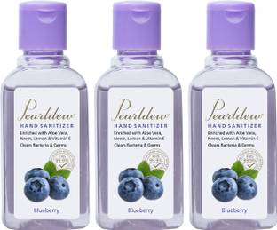 Pearldew (Blueberry) | Aloe & Neem | Paraben Free 60 ml Hand Sanitizer Bottle