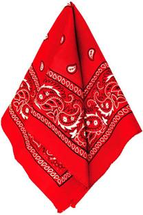 गुड शॉपकीपर RED cotton 20x20 multiuse handkerchief रूमाल