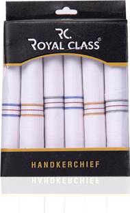 RC. ROYAL CLASS HK103 ["White"] Handkerchief