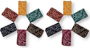 RRCART 100% Pure Cotton Batik Printed Large Size ["Multycolour"] Handkerchief