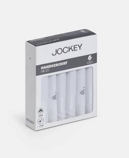 JOCKEY HK01 Super Combed Cotton ["White"] Handkerchief