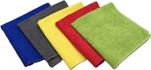 ZEDFIBER Microfiber 350 GSM Sport, Beach, Face, Hand, Bath Towel Set