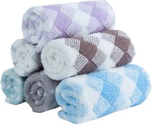 Khillayox Microfiber 400 GSM Super Absorbent Printed Handkerchief for Women & Kids ["Multicolor"] Handkerchief