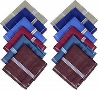 Johnnie Boy 100% Cotton Premium Collection Handkerchiefs For Men Handkerchief ["Multicolor"] Handkerchief