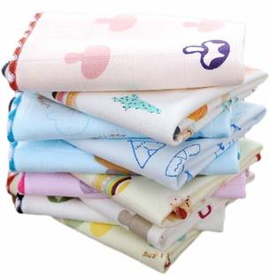 pink shimmer Double Layered Cotton ["Multicolor"] Handkerchief