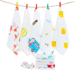 Khillayox Face Towel/Handkerchief/Rumal for Women's, Kids and Newborn Babies ["Multicolor"] Handkerchief