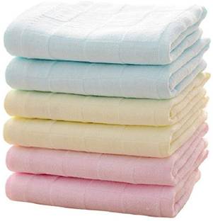 Khillayox Face Towel/Handkerchief/Rumal for Women's, Kids and Newborn Babies Plain ["Multicolor"] Handkerchief