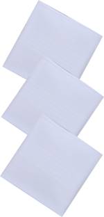Dollar Cotton Handkerchiefs Hanky for Men ["White"] Handkerchief