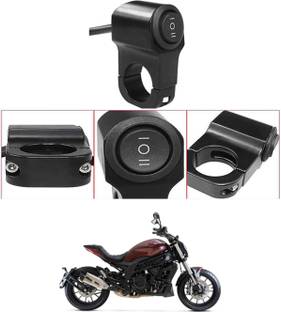 MSNP Single Handlebar Switch Aluminum CNC Waterproof Power Off universal For car 83 Handle Bar