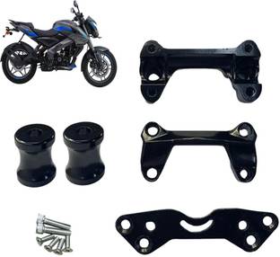 Vagary Complete Handle Riser Conversion Kit for Bajaj NS 200 Clip-on Handle Bar