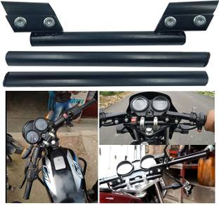 SRPHERE 3 Piece Universal Handle Bar for UNIVERSALLY Bikes (Black) Handle Bar