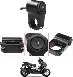MATIES Single Handlebar Switch Aluminum CNC Waterproof Power Off For Yamaha-Aerox-155 Handle Bar Donut For Universal For Bike Universal For Bike
