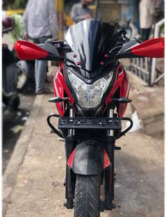 Sms traders Long Windshield BK 01 Bike Windshield