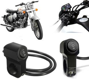 AUTO PEARL Aluminum Alloy Motorcycle Handlebar Headlight Switch 12V for 350 Clip-on Handle Bar