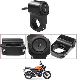 MATIES Single Handlebar Switch Aluminum CNC Waterproof Power Off For Yamaha-FZ-X Handle Bar Donut For Universal For Bike Universal For Bike