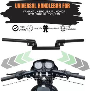 SRPHERE SR-01- Bike Racer Bike Handlebar Copaitable With All Hero /Honda Splendor Handle Bar (Black) Handle Bar