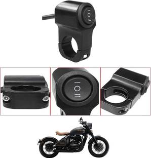 MATIES Single Handlebar Switch Aluminum CNC Waterproof Power Off For Jawa-Perak Handle Bar Donut For Universal For Bike Universal For Bike