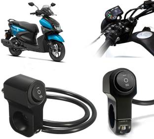 AUTO PEARL Aluminum Alloy Motorcycle Handlebar Headlight Switch 12V for RayZR 125 Clip-on Handle Bar
