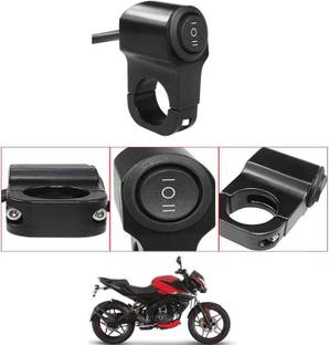MATIES Single Handlebar Switch Aluminum CNC Waterproof Power Off For pulsar-ns160 Handle Bar Donut For Universal For Bike Universal For Bike