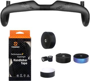 FCC RACING Carbon Handlebar + Handlebar Tape Set for Road & MTB Handle Bar