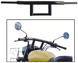 Pepstter Bike Stylish Handlebar Custom Made Curved Pipe | Black Handle Bar