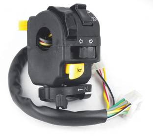 UNO MINDA Handle Bar Switch (Left Side) With Kick Start for TVS Victor New GL/GLX/GX/GLXR Handle Bar