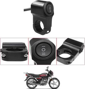 MATIES Single Handlebar Switch Aluminum CNC Waterproof Power Off For plus-kick Handle Bar Donut For Universal For Bike Universal For Bike