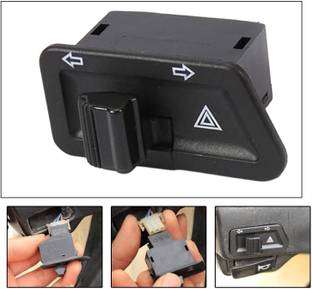 meenu arts Hazard Indicator Switch Handle Bar Grip For Universal For Bike Universal For Bike