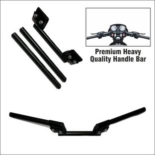 SHOWRIDE 3 Piece Universal Adjustable Modification HANDLBAR for All Bikes,Hero Suzuki Handle Bar