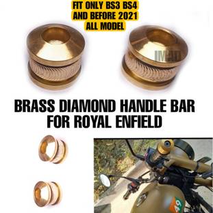 imad BRASS DIAMOND HANDLE BAR FOR ROYAL ENFIELD Handle Bar