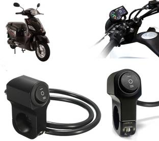 AUTO PEARL Aluminum Alloy Motorcycle Handlebar Headlight Switch 12V for Electric NYX e5 BS6 Clip-on Handle Bar