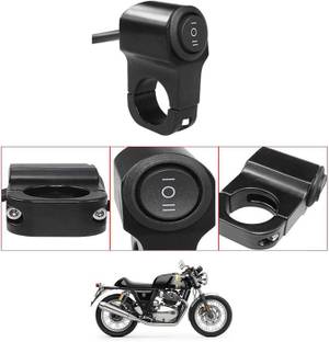 MATIES Single Handlebar Switch Aluminum CNC Waterproof Power Off For continental-gt650 Handle Bar Donut For Universal For Bike Universal For Bike
