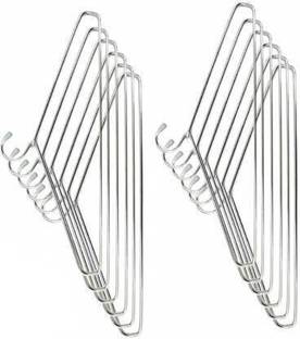 TrickON Clother hanger Steel Dress Pack of 12 Hangers For  Dress