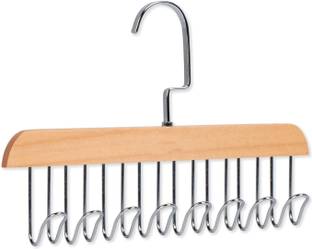 NURIOR 8 Hook Wooden Belt Hanger, Multifunctional Wooden Belt Hanger Belts Rack Wooden Wooden Tie Hanger For  Tie