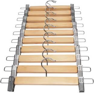 AADYA Wooden Saree Pack of 10 Hangers For  Saree