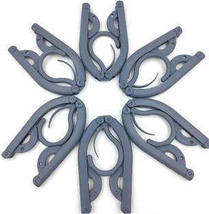 Sorath Multi-Functional Plastic Clothes Hanger Folding | Plastic Shirt Pack of 6 Hangers For  Shirt