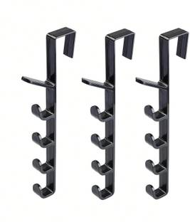 GTC CH-3004 Multifunctional 5 Layer Vertical Hook Plastic Trousers Pack of 3 Hangers For  Trousers