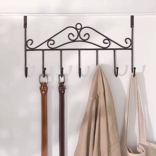 ONESTEPZONE 5E Over the Door Hanger with 7 Hooks Steel Shirt Hanger For  Shirt