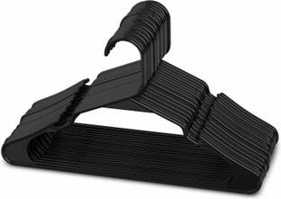 Moxstar Clothes Hanger Wardrobe Storage Organizer Rack Plastic Plastic Shirt Pack of 12 Hangers For  Shirt