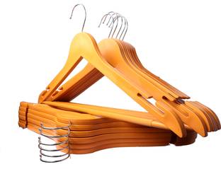 JD FRESH Clothes Hanging, Shirt Hanger, Hook set 1 Plastic Trousers Pack of 6 Hangers For  Trousers