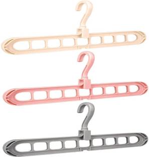 KRAZE 360º Swivel Hook,9-Holes Closet Organiser/Wardrobe Space Saver Smart Hanger47 Closet Organizer