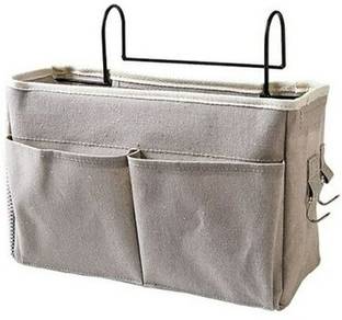 AMEEDARSHAN Bed Storage Bag Large Capacity for Sorting Magazine Accessories Organizer, Stationery Organizer, Regular Organizer