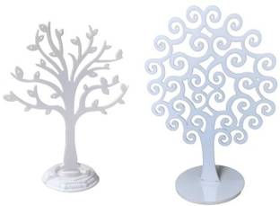 MOREL TREE DESIGN EARRING STAND WITH 29 & 31 HOLE 2 DIFFERENT SHAPE EARRING HOLDER Jewellery Organizer